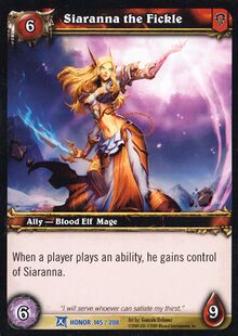 Siaranna the Fickle TCG Card.jpg