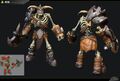 Skeletal Orc Grunt in Warcraft III: Reforged.