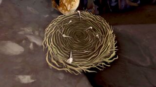 Nest of Unusual Materials