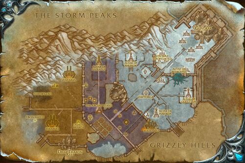 Zul'Drak map