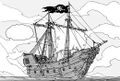 The Garrote, a pirate ship.