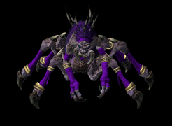 A crypt fiend in Warcraft III: Reforged.