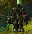 Huln with Talonclaw in Azshara during the War of the Ancients, prior to receiving the Horns of Eche'ro.