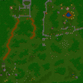 The Alterac City region in Warcraft II.