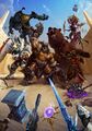 In Heroes of the Storm art (on the bottom left).