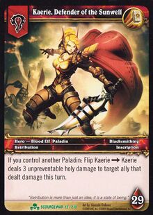 Kaerie, Defender of the Sunwell TCG Card.jpg