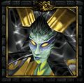 Naga Sea Witch portrait in Warcraft III.