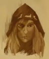 Alleria's portrait in the canceled Warcraft Adventures.