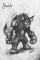 Hackle, a male gnoll in Traveler.