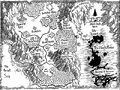 Map from Warcraft: Orcs & Humans manual