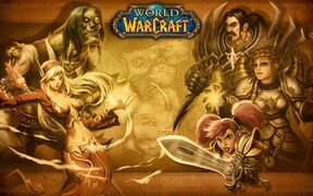 Loading screen during Wrath of the Lich King.
