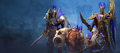 Warcraft III: Reforged unit model (in the middle).