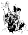 Death Knight art from the manual.