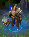 Arthas, as a paladin, in Warcraft III: Reforged.