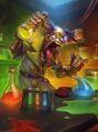 Potionmaster Putricide in Hearthstone.