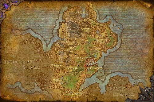 Gorgrond map