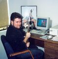 "On December 1st, 1991, a baby-faced, baby-bearded, Bob's Big Boy looking dude joined a small video game company called Silicon & Synapse."[17]