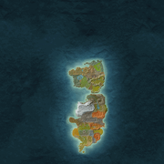 Eastern Kingdoms map, during Vanilla alpha