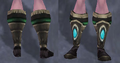 Boots of the Crackling Flame, night elf female