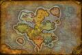 The same world map, during the Warlords of Draenor beta.