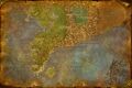 Old map of Stranglethorn Vale with Zul'Gurub as its northeastern part.