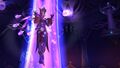 Elisande channels the power of the Nightwell within the Nightspire.