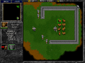Screenshot showing Attack Peasants in The Prisoners. Note the different unit interface.