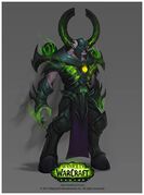 "Argus dreadlord" concept art, later used as inspiration for the antaen.