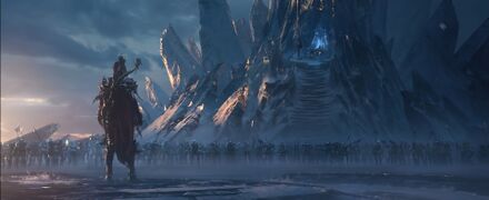 Sylvanas at the Frozen Throne