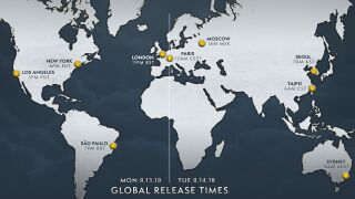 Region release times