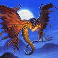 A dragonhawk in the Trading Card Game.