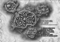 Map of Thunder Bluff from the World of Warcraft: Game Manual.