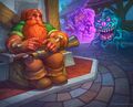 Defend the Dwarven District in Hearthstone.