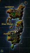Map of Eastern Kingdoms from the official web-site pre-release.