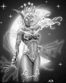 Elune is a representation of a "mother goddess"