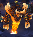 The Runebound Firelord mount in World of Warcraft.