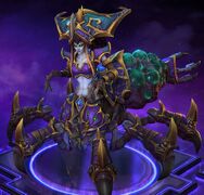 "Crypt Queen" skin for Zagara, a character from StarCraft.