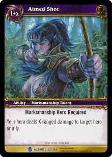 Aimed Shot (Heroes of Azeroth) TCG Card.png