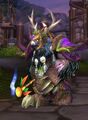 Appearance of a night elf druid in Moonkin Form with the Incarnation: Chosen of Elune talent.