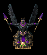 Warcraft III Reforged - Scourge Obsidian Statue.png