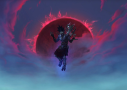 The red moon Bwonsamdi summons during the Battle of Dazar'alor.