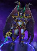 Dreadlord Jaina, the first depiction of a female nathrezim.