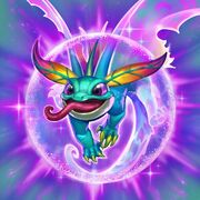 Phase Shift ability art for Brightwing in Hearthstone Mercenaries.