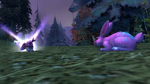 Noblegarden Bunny pet and player