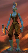 The second troll female model with a slouch like the male.