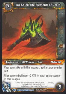 No'Kaled, the Elements of Death TCG Card.jpg
