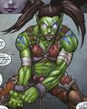 Garona as she appears in the comic (issue 16).