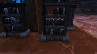 Tyr's Legacy, right bookshelf, second from bottom, horizontal over the first two from left