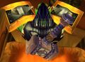 Thrall wearing the Doomhammer in World of Warcraft as seen in the patch 3.3.3 public test realm.