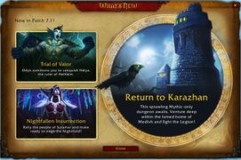 Patch 7.1.0: Return to Karazhan
